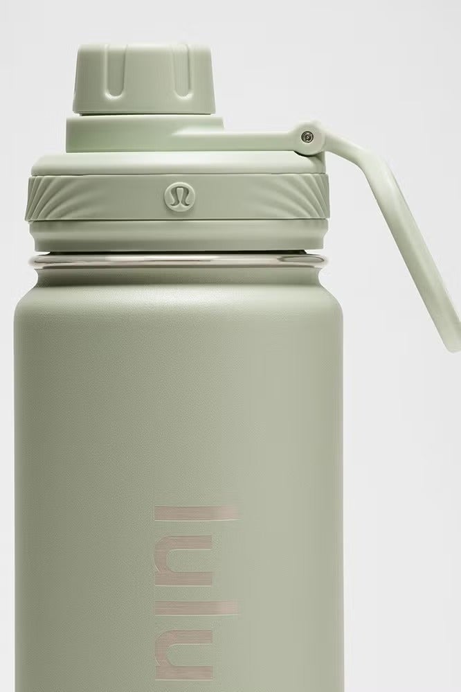 لولوليمون lululemonالفولاذ المقاوم للصدأ الرياضية فراغ معزول زجاجة المياه، ومناسبة لعقد المياه، الشاي المثلج، الشاي الساخن، الخ،بسعة 710 ملليلتر - Image 2