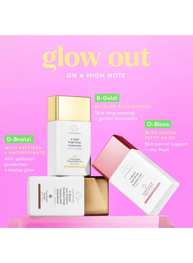 Drunk Elephant D-Bronzi Antipollution Sunshine Serum. Replenishing Face and Body Bronzing Serum for Fine Lines and Wrinkles (1 fl oz / 30 ml (Pack of 1) - Image 3