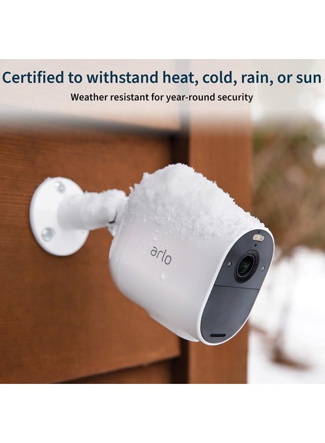 ARLO Essential Spotlight Camera - 2 Count (Pack of 1) Wireless Security, 1080p Video, Color Night Vision, Way Audio, Wire-Free, Direct to WiFi No Hub Needed, Compatible with Alexa, White, VMC2230 - Image 3