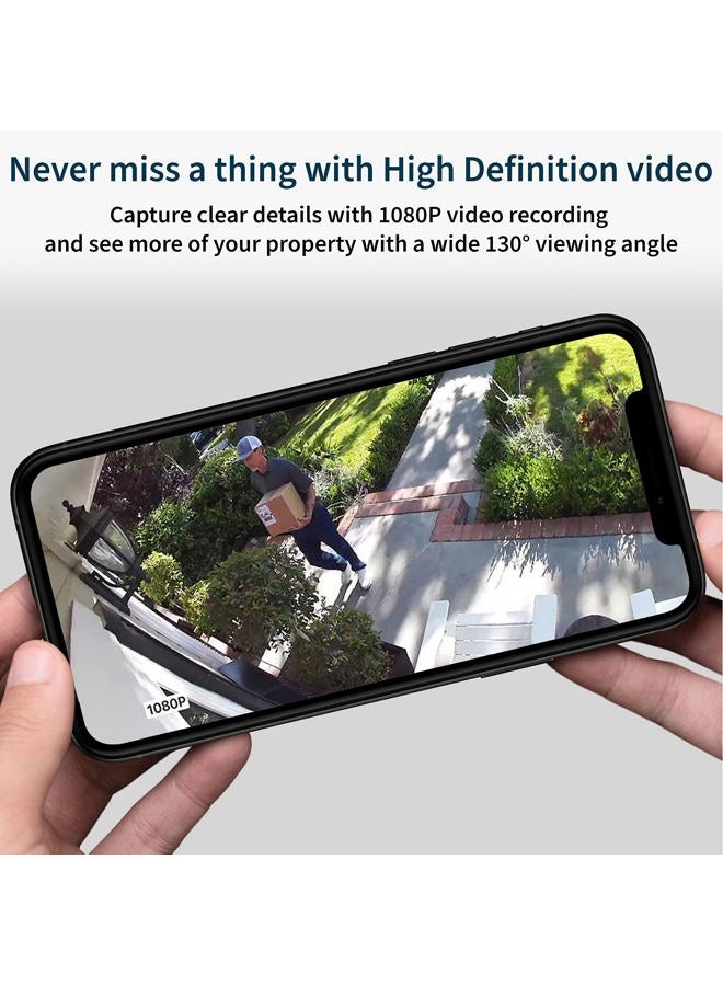 ARLO Essential Spotlight Camera - 2 Count (Pack of 1) Wireless Security, 1080p Video, Color Night Vision, Way Audio, Wire-Free, Direct to WiFi No Hub Needed, Compatible with Alexa, White, VMC2230 - Image 5