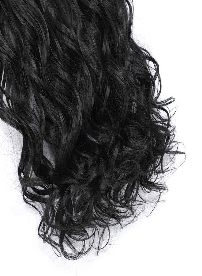 FLUSHIA مجموعة فلوشيا® من 6 قطع و14 مشبكاً لوصلات الشعر المجعد/المموج للنساء | 6 قطع و14 مشبكاً لوصلات الشعر الصناعية المجعدة/المموجة بطول 24 بوصة للنساء والفتيات (59-SHT4) - Image 4