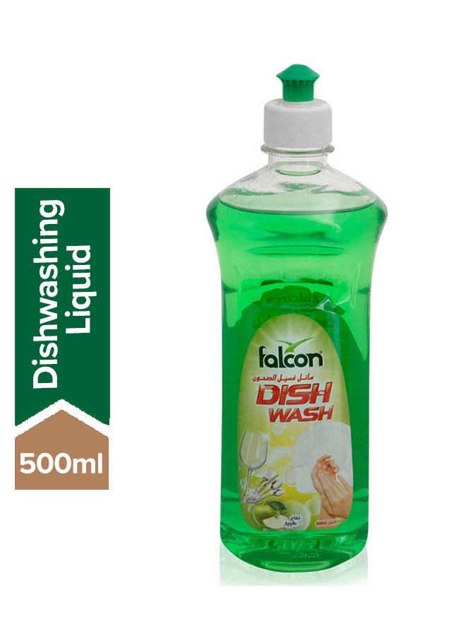 Falcon Apple Dishwasher Liquid Green 500ml - Image 1