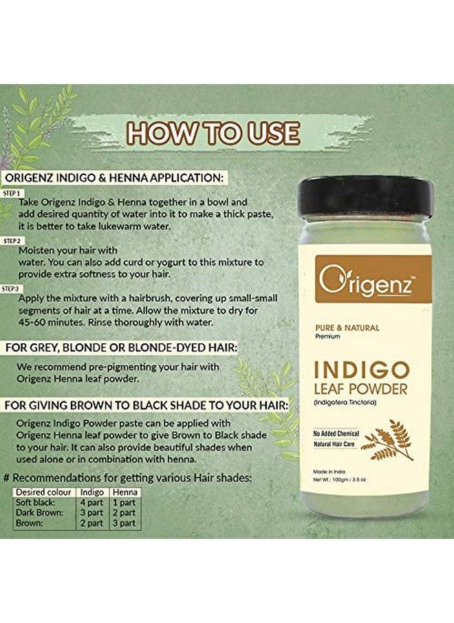 Premium Indigo Leaf Powder for Hair (100gm) (Pack of 2) - pzsku/ZBC9CC49FC85A1E7CC0D3Z/45/_/1662633665/cfd9fc92-e531-4a1c-83f9-4f1a4587389f