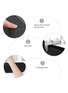 GX Mouse Wrist Rest Pad for Easy Typing Pain Relief Keyboard Wrist Rest Memory Foam Wrist Rest for Office/Gaming/Computer/Laptop/Mouse Wrist Rest Pad Support Gaming One Size  - Image 3