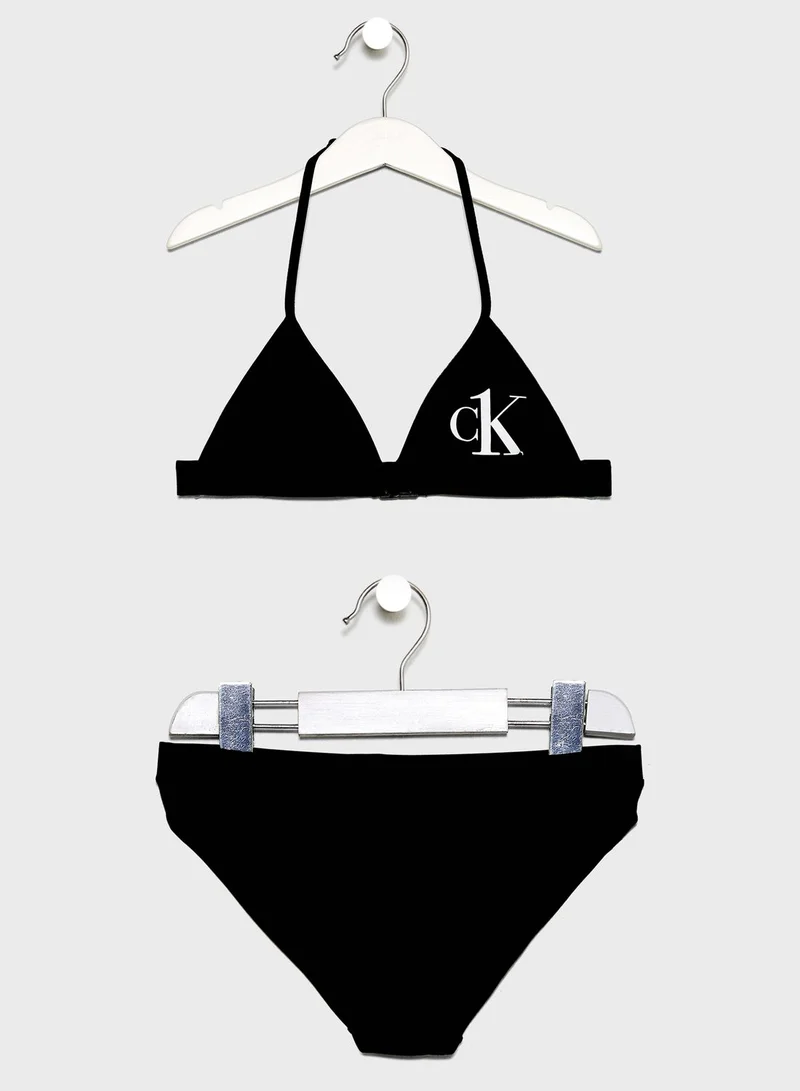 CALVIN KLEIN Kids Triangle Bikini Set