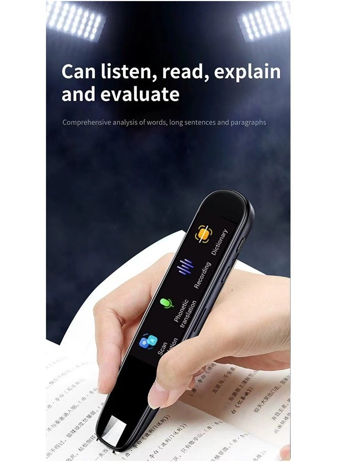 Generic - Scanning Translation Pen, OCR Digital Pen Scanner, 112 Languages Translation Device Dyslexia Reading Tool, for Meetings Learning Travelling, Book Reader, Dictionary Pen, Exam Reader Pen - Image 1