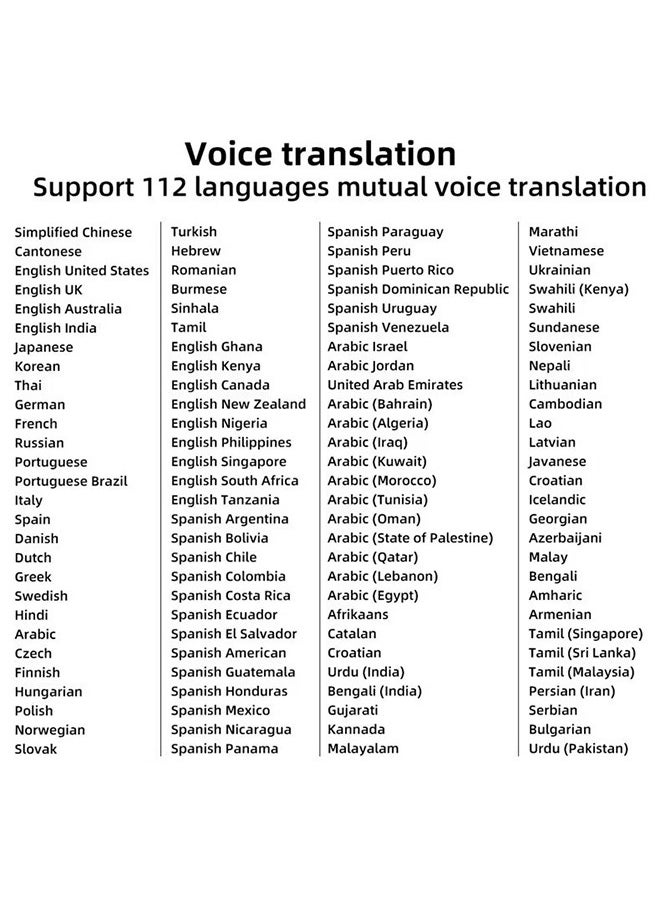 Generic - Scanning Translation Pen, OCR Digital Pen Scanner, 112 Languages Translation Device Dyslexia Reading Tool, for Meetings Learning Travelling, Book Reader, Dictionary Pen, Exam Reader Pen - Image 1