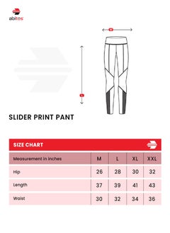 Abitos Performance Slider Print Pant for Men & Women – Ideal for Gym & Sports  - Image 5