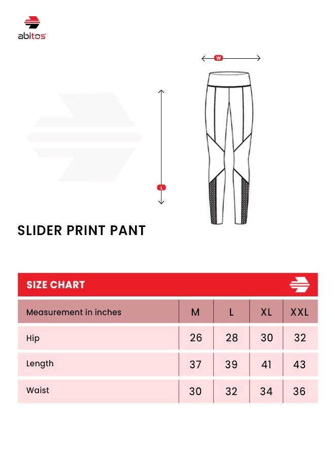 Abitos Performance Slider Print Pant for Men & Women – Ideal for Gym & Sports  - Image 5