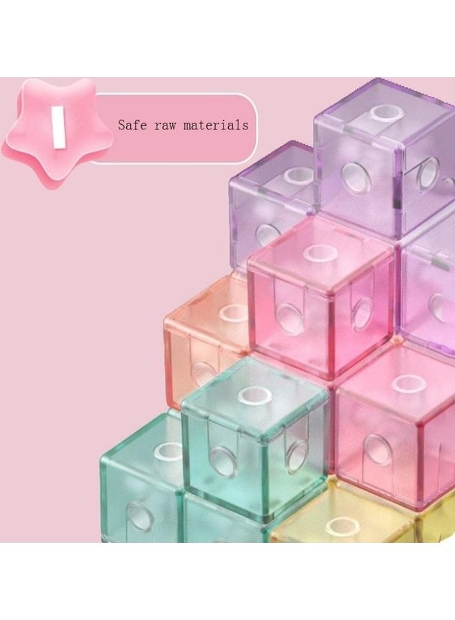 Hardcover Magnetic Building Blocks Cube Assembling Puzzle Toy - Image 5