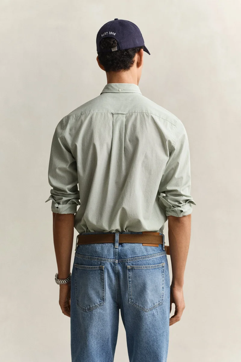 GANT  Regular Classic Poplin Banker Shirt for Men | Best Price UAE