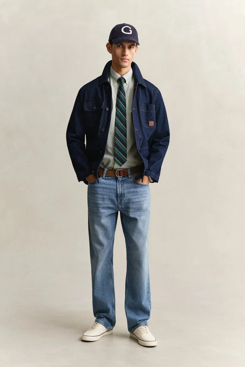 GANT  Regular Classic Poplin Banker Shirt for Men | Best Price UAE