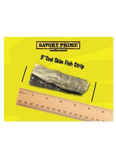 Savory Prime Cod Skin Fish Strips, 16Ounce, No Artificial Color, All Breed Sizes (62016)  - Image 4