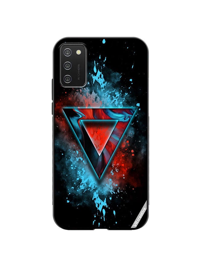 VR CREATIVE Protective Case Cover For Samsung Galaxy A03s Logo Design Multicolour - Image 1