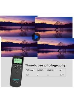 AODELAN Camera Intervalometer Wireless Shutter Release Timer Remote Control for Sony a6400, a7III, a9, a77, a99, A7, A7 II, A7R IV, A7R II,A7RIII, a77II, a6500, a6300; Replace RM-L1AM and RM-SPR1  - Image 3