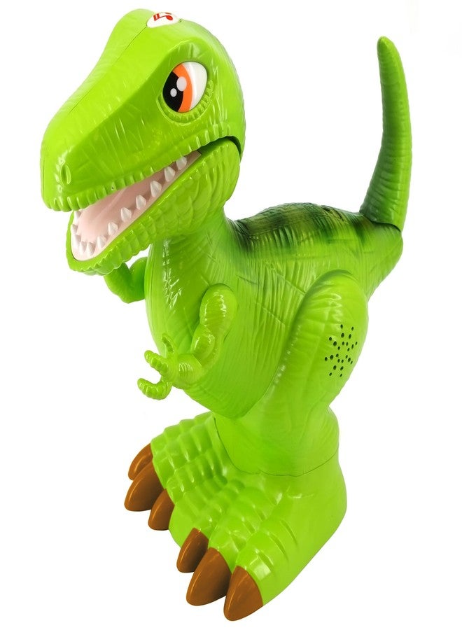 Kiddieland: Light N' Sound: Roar N' Go - T-Rex - Dinosaur Action Figure Toy, Forward Walking, Moving Tail, Light-Up Mouth, Kids & Toddlers Age 1 8mo+ - Image 1