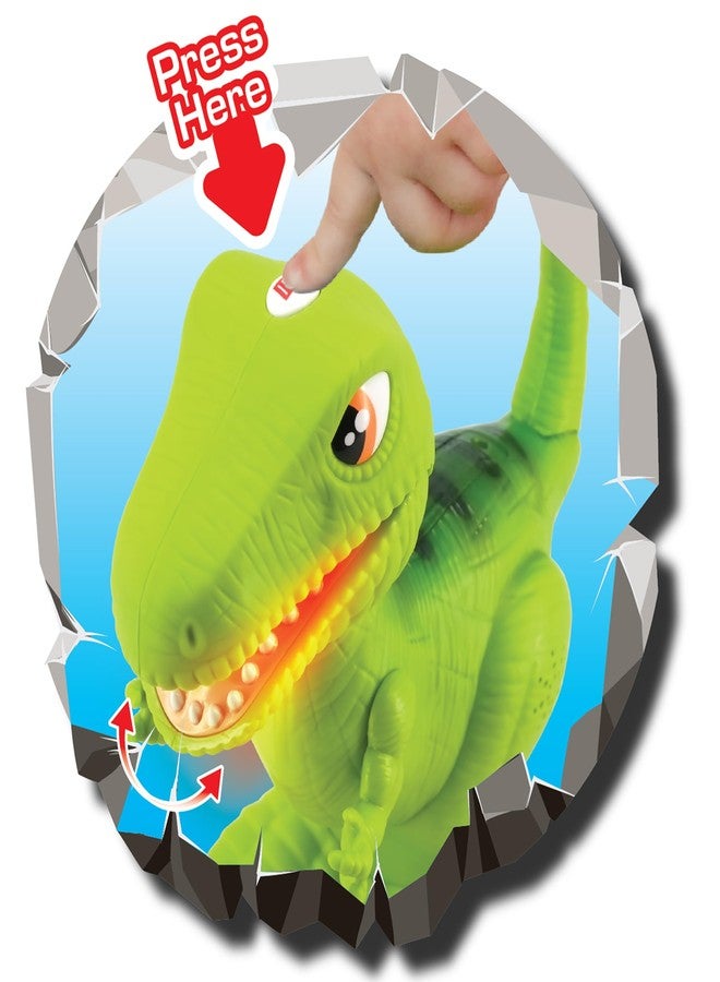 Kiddieland: Light N' Sound: Roar N' Go - T-Rex - Dinosaur Action Figure Toy, Forward Walking, Moving Tail, Light-Up Mouth, Kids & Toddlers Age 1 8mo+ - Image 5