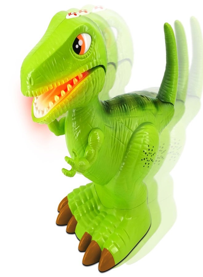 Kiddieland: Light N' Sound: Roar N' Go - T-Rex - Dinosaur Action Figure Toy, Forward Walking, Moving Tail, Light-Up Mouth, Kids & Toddlers Age 1 8mo+ - Image 2