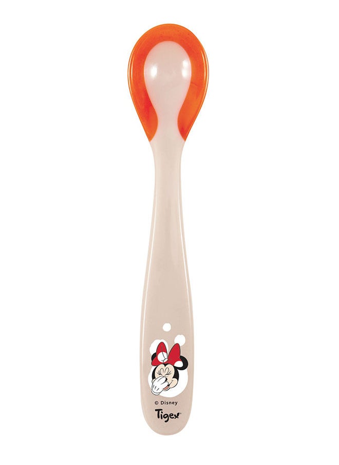 2 Heat Sensitive Spoons Mickey And Minnie