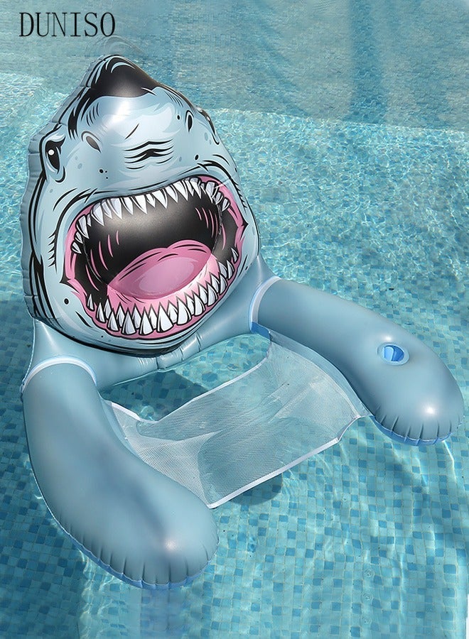 DUNISO Pool Floats, Inflatable Pool Float Rafts for Men and Women, Water Inflatable Hole Floats Rafts Adult Swimming Pool Reclining Chair Float Bed, Cooling Pool Float Summer Party Floats - Image 5