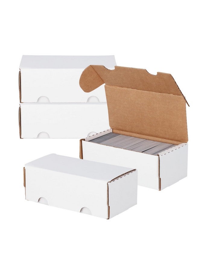 BCW 400 Count Trading Card Storage Box - 4ct | Cardboard Organizer for Baseball, Basketball, Football Cards, MTG, Pokemon | Card Game Storage & Protection | Card Storage Box | Assembly Required - Image 1