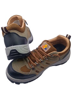 Generic Brown Leather Steel Toe Work Safety Shoes for Hiking and Outdoor Work  - Image 3
