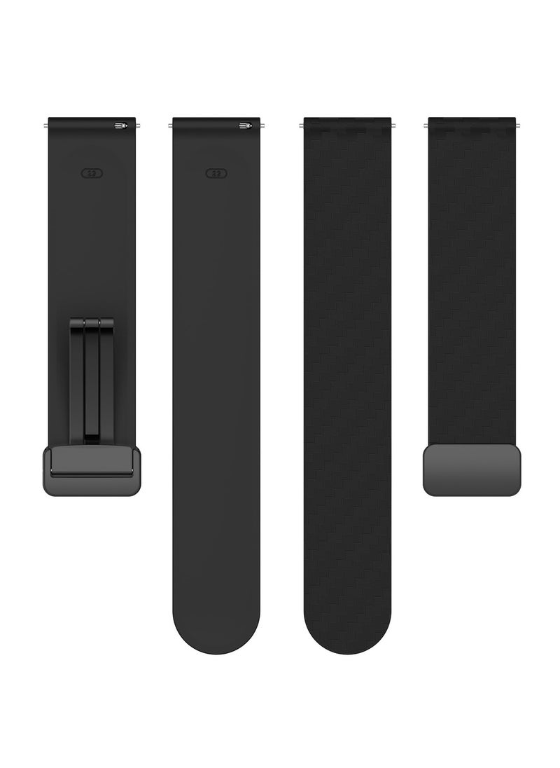 X-level Huawei Watch 4 Replacement Band 22mm Replacement Wrist Watch Strap Band Compatible With Huawei Watch 4/Watch GT3 46mm/GT4 46mm/Soft Silicone Watch Band With Magnetic Buckle Sport Watch Strap  - Image 5