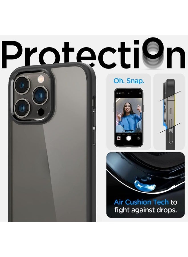 Color Fans - Ultra Hybrid iPhone 14 Pro Case Anti Yellowing Black Clear - Image 1