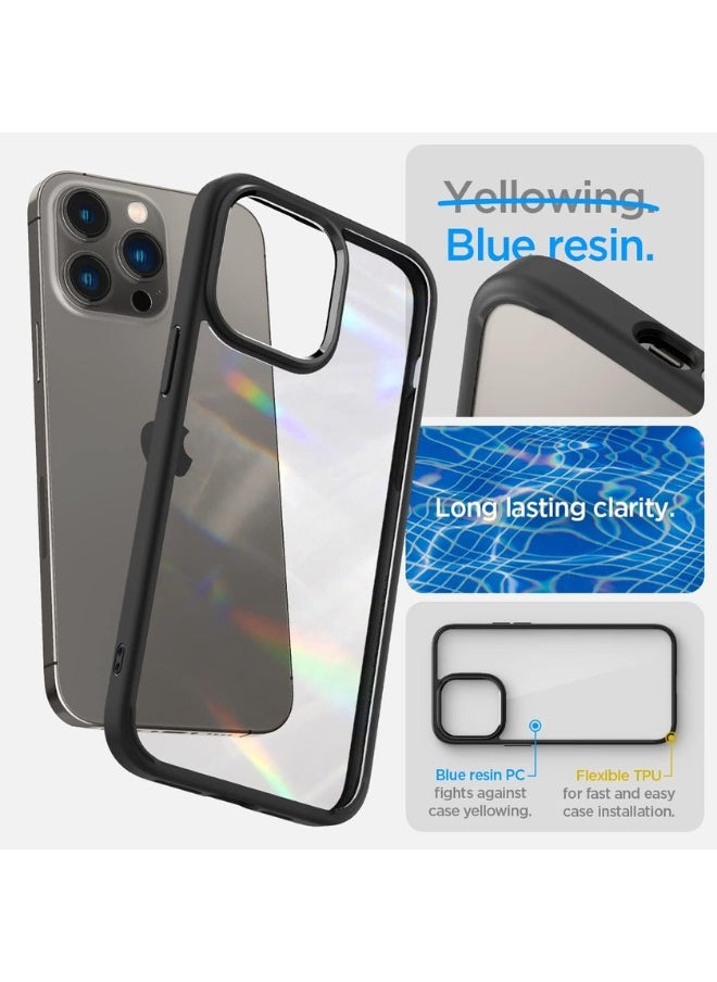 Color Fans - Ultra Hybrid iPhone 14 Pro Case Anti Yellowing Black Clear - Image 1