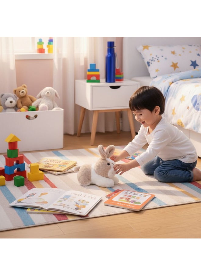 DANUBE HOME 20 cm Brown Plush Bunny Soft Toy – Compact Stuffed Animal Rabbit, Snuggly & Soft Plush, Excellent Kids Gift or Cozy Decor - Image 2