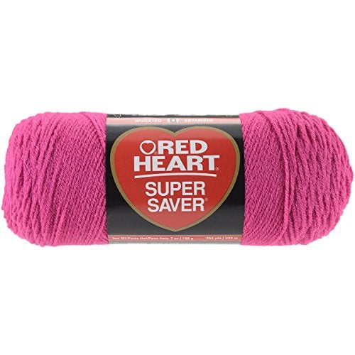 Red Heart Super Saver Yarn - Shocking Pink - Image 1