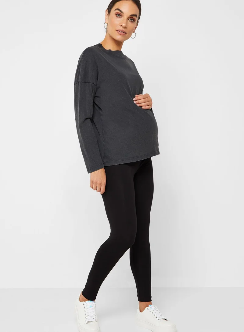 Topshop Maternity Over the Bump Ankle Leggings