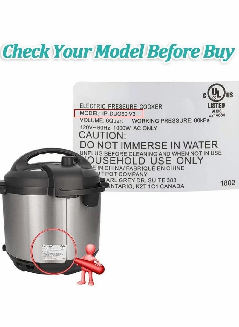 Steam Valve Pressure Cooker Valve Replacement Part Accessories with 3 Silicone Caps - Image 4