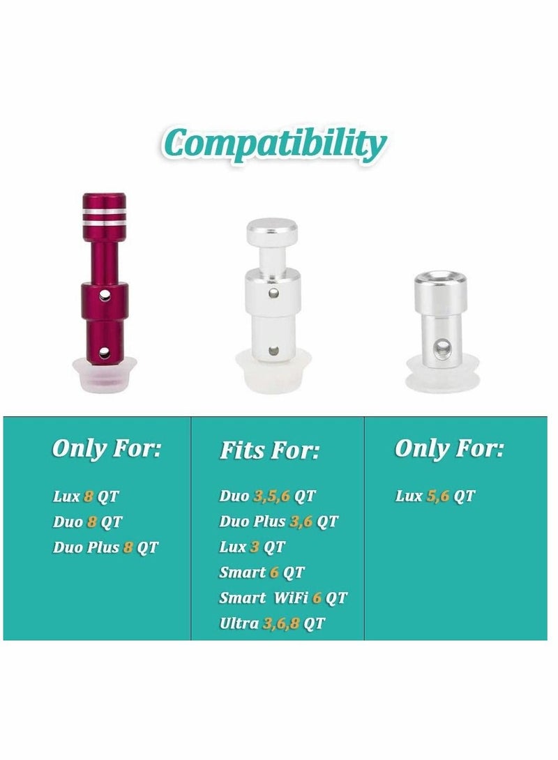 Steam Valve Pressure Cooker Valve Replacement Part Accessories with 3 Silicone Caps - Image 3