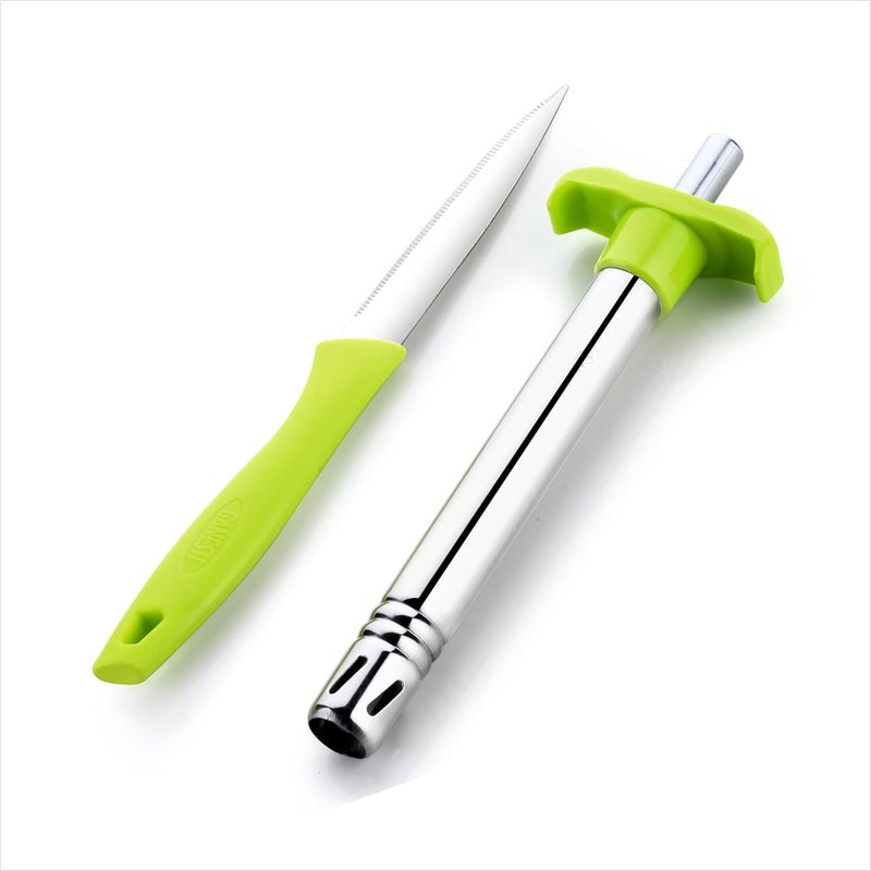 Ganesh Stainless Steel Kitchen Gas Lighter with Free Kitchen Knife - Image 1