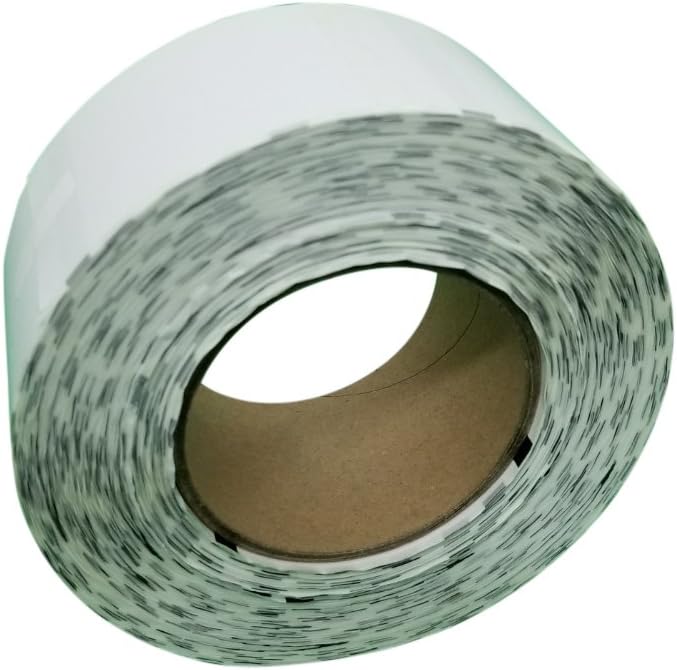 VisionTechShop Hobart 3" Blank, 2.25" x 3"(58mm x 76mm), 7mm Gap, Eye Mark, 3" core, 1,000 Per Roll, 16 Rolls/Box, Shrink Wrap - Image 1