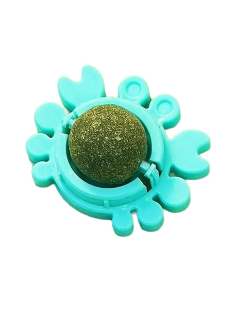 Interactive Wall/Rotating Cat Toy 360° That Can Be Licked, Shredded or Chewed, Catnip Snack for Cleaning Teeth - Image 1