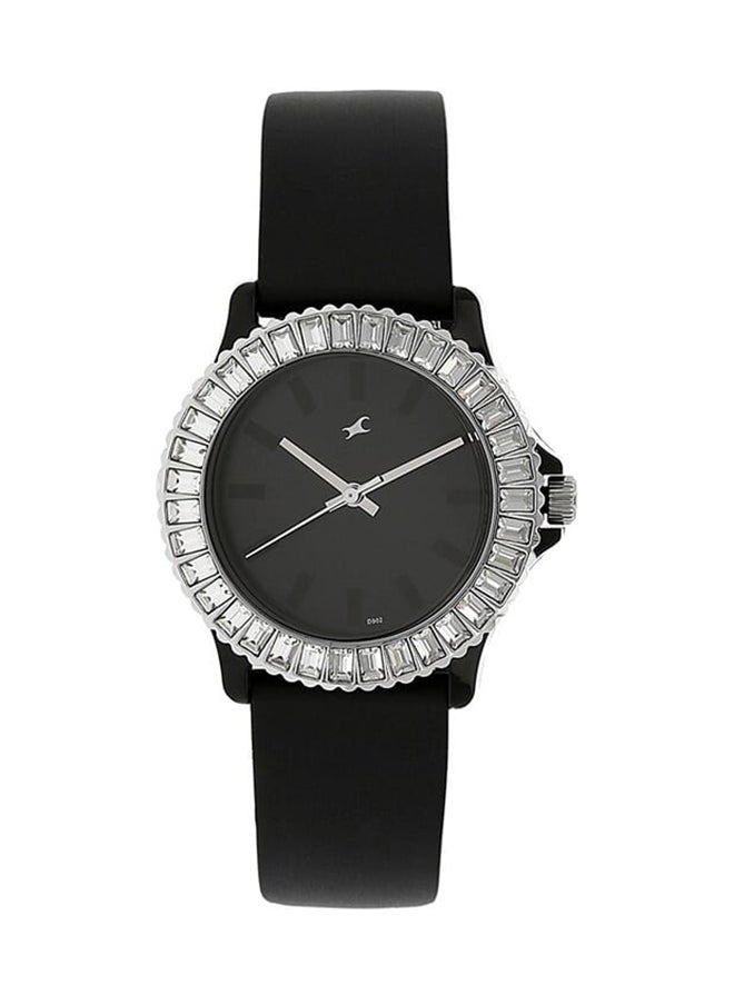 fastrack Fastrack Quartz Analog Black Dial Plastic Strap Watch for Girls  - Image 1