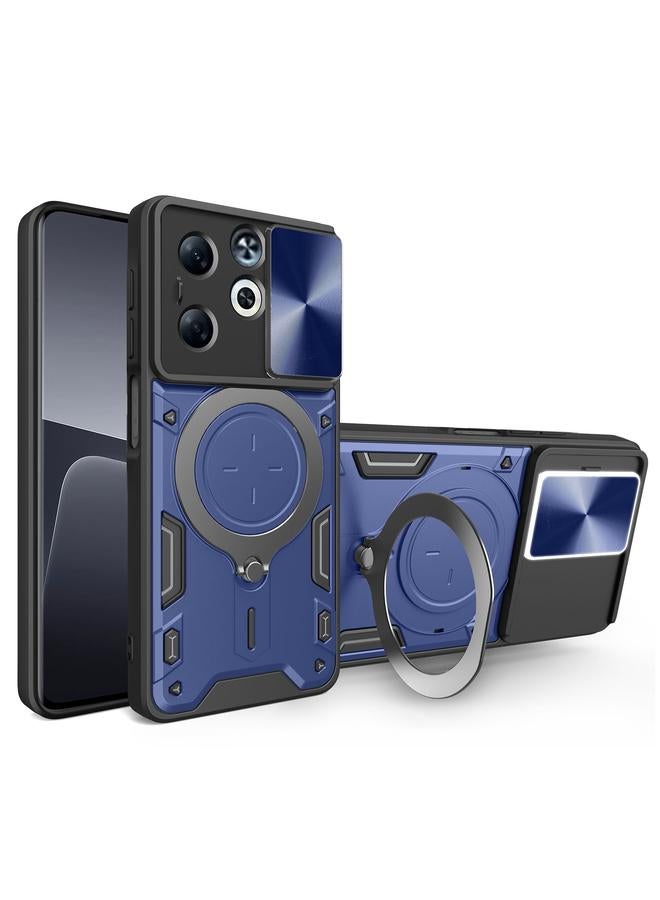 Zaboon Case For Infinix Smart 8 Plus CD Texture Sliding Camshield Magnetic Holder Phone Case - Image 1