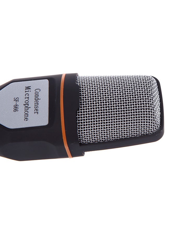 Condenser Microphone With Holder Clip V658B Red/Black  - Image 4