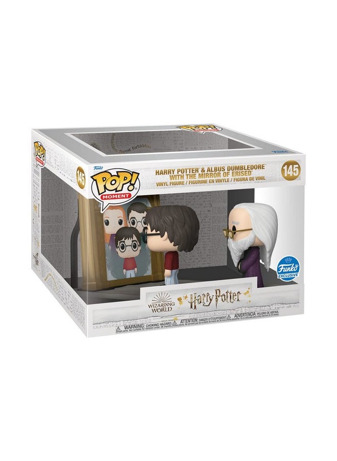 Funko Funko: POP! Moment Harry Potter and Albus Dumbledore with The Mirror Erised, Grow Your Wizarding World Collection Today, Vinyl Collectible, Amazon Exclusive  - Image 1