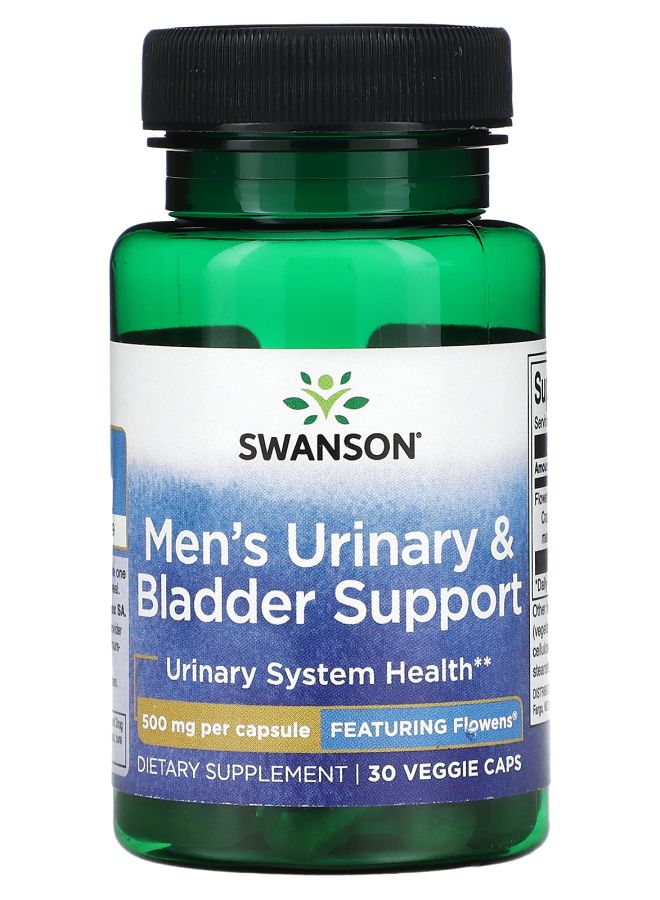 Men's Urinary & Bladder Support  500 mg  30 Veggie Caps