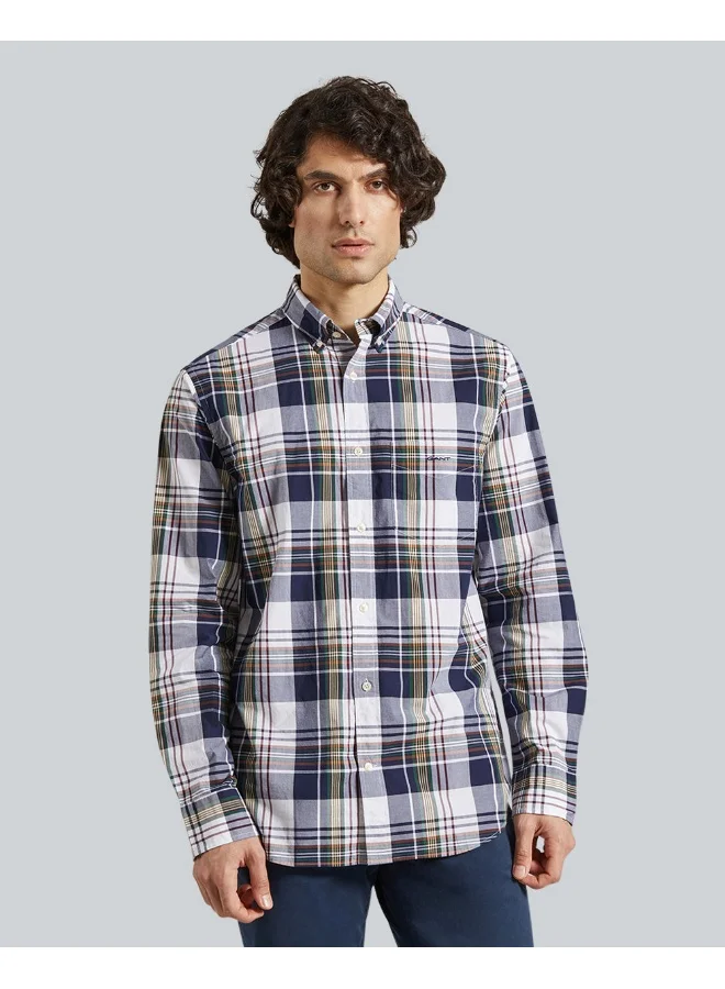 GANT Regular Fit Poplin Check Shirt