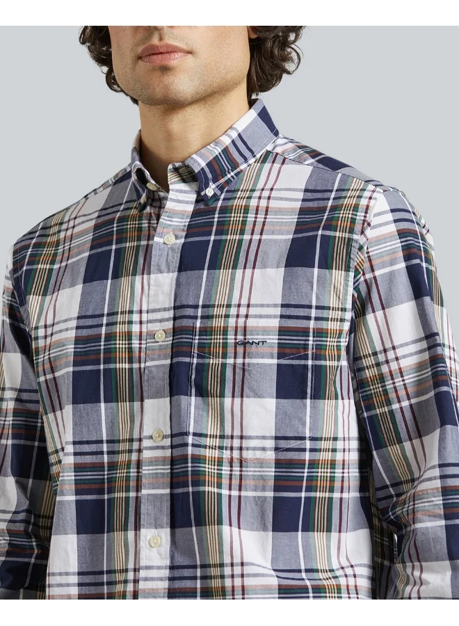 GANT Regular Fit Poplin Check Shirt