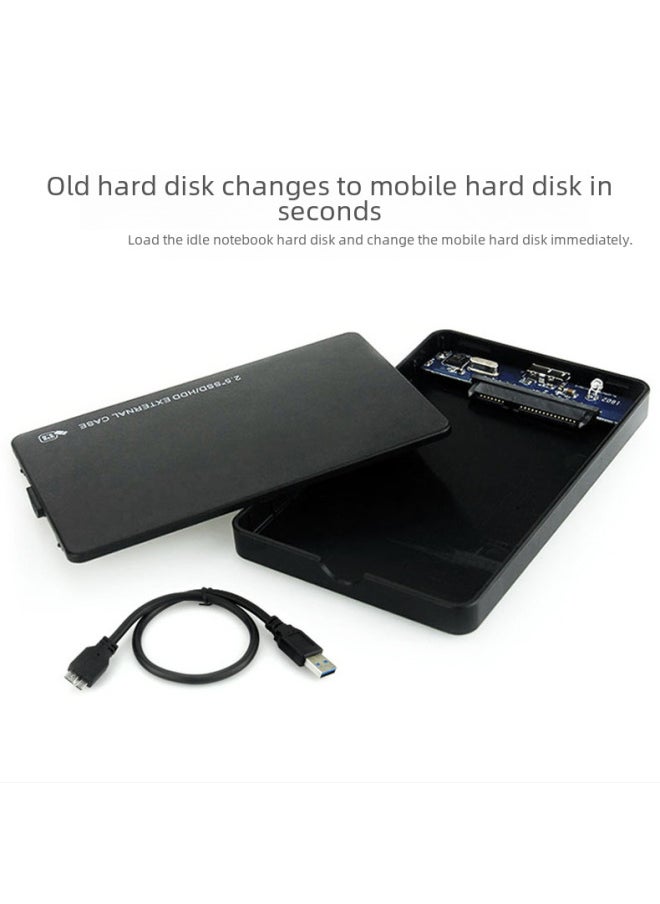 Generic 2.5 Inch Mechanical SSD Solid State Sata Serial Screwless Tool-free Enclosure USB3.0 External Mobile Hard Disk Box-Color:Green  - Image 2
