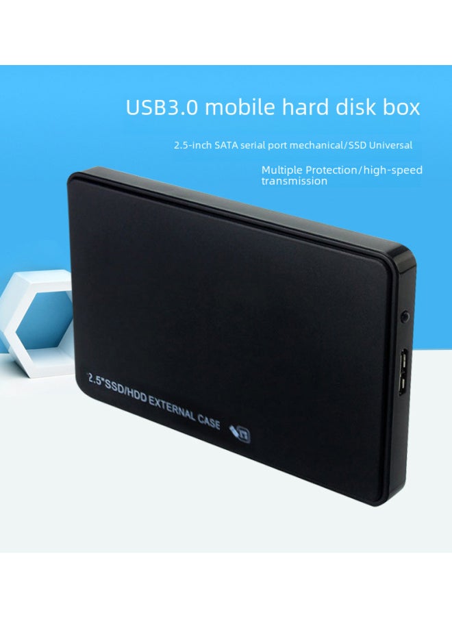 Generic 2.5 Inch Mechanical SSD Solid State Sata Serial Screwless Tool-free Enclosure USB3.0 External Mobile Hard Disk Box-Color:Green  - Image 3