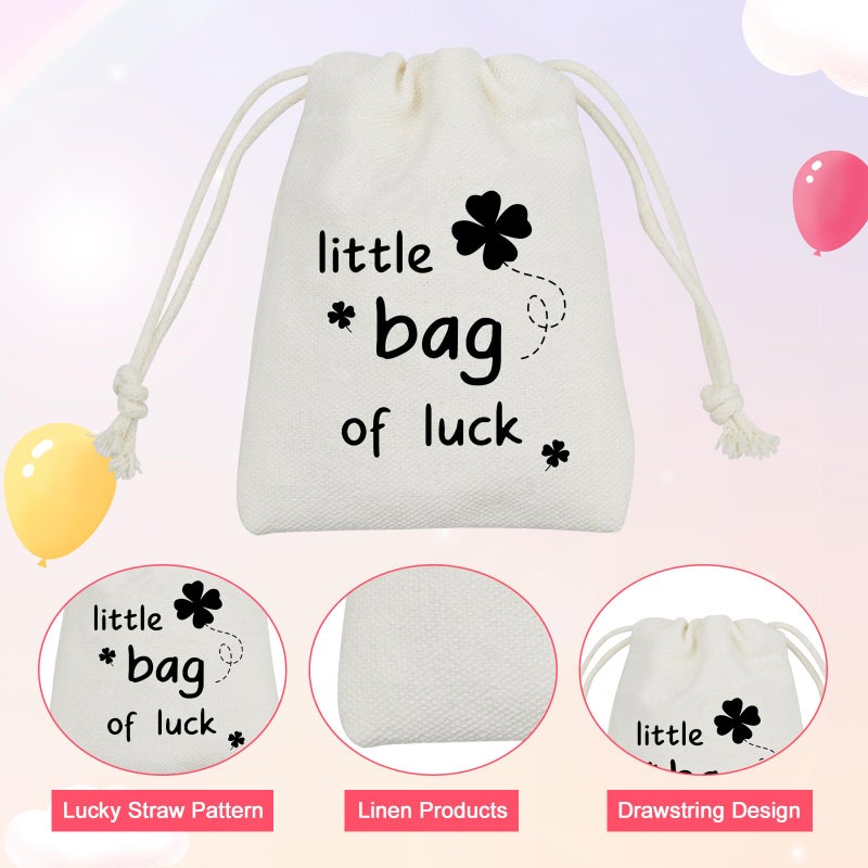 wavvter Lucky Little Bag with Encouragement Card Good Luck in Exams Congratulations Graduation Gift for Friends and Family(good luck pouch) - Image 5