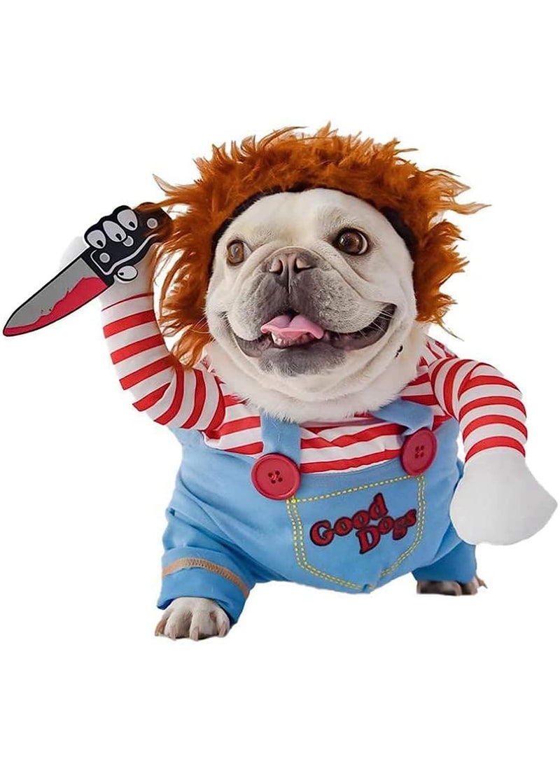Pets Fatal Doll Dog Costume Dog Cosplay Costumes Dog Clothes Party Costumes for Small and Medium Large Dogs (Lethal Doll) - Image 1