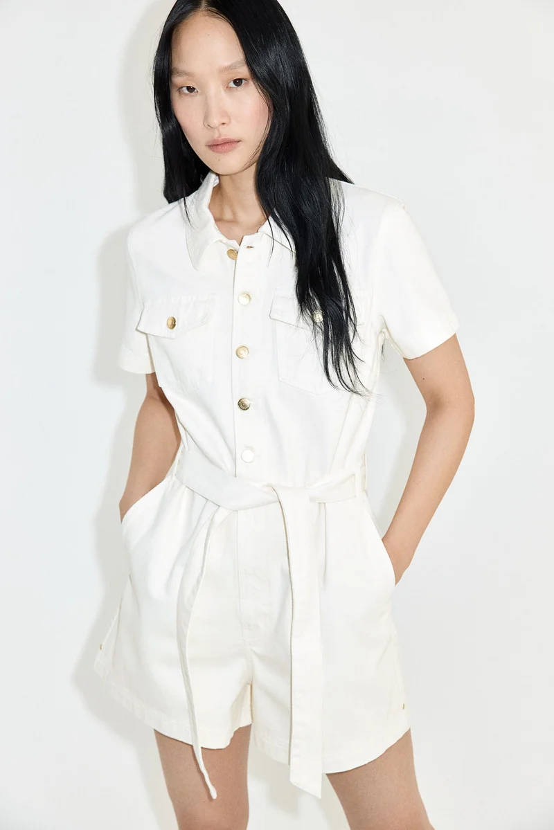 H&M Denim playsuit
