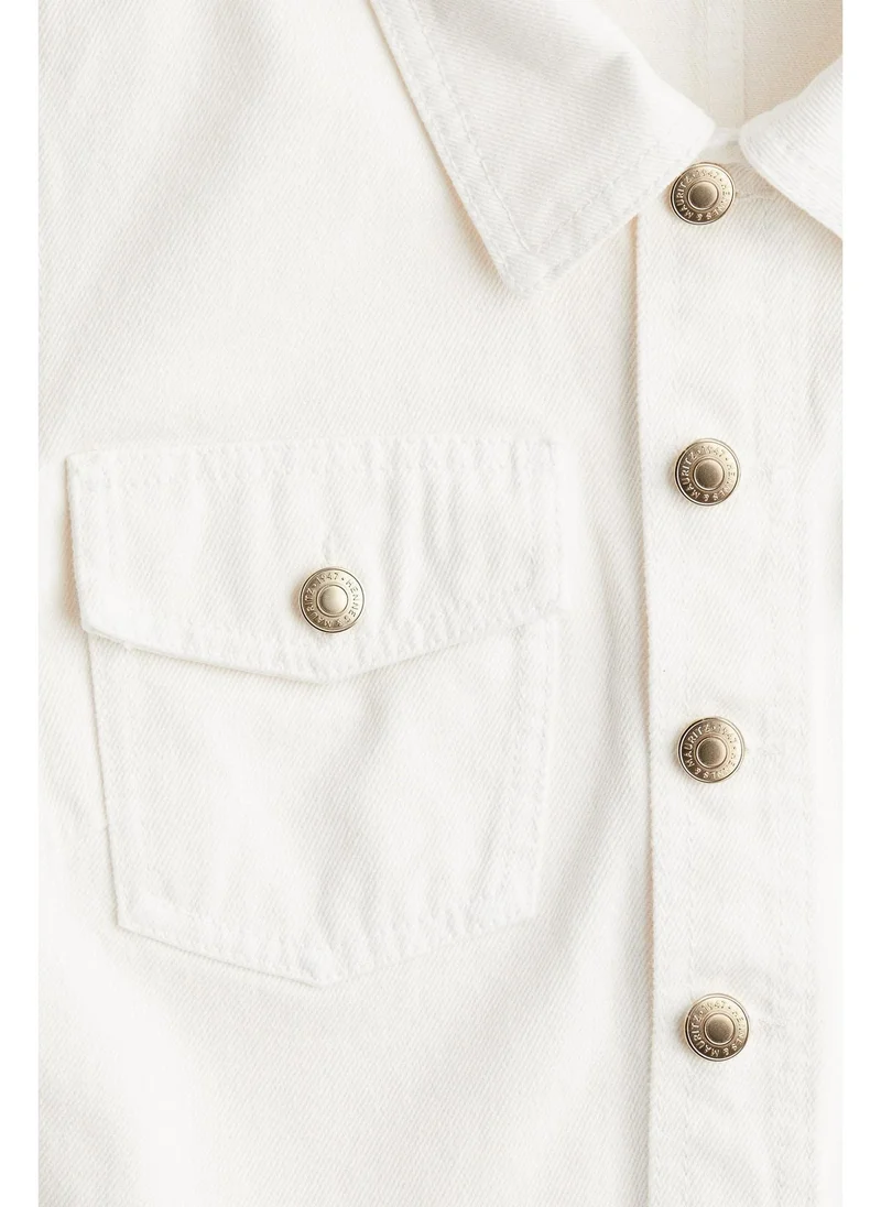 اتش اند ام Denim playsuit